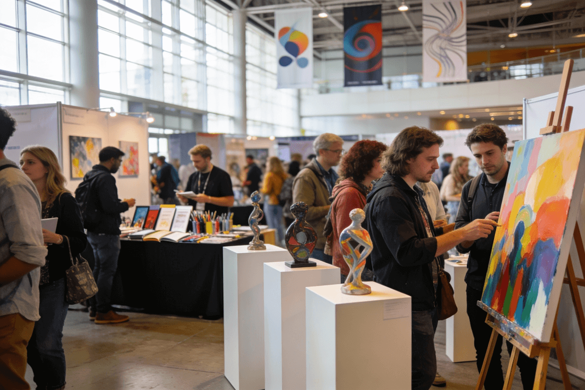 Art exhibition interaction
